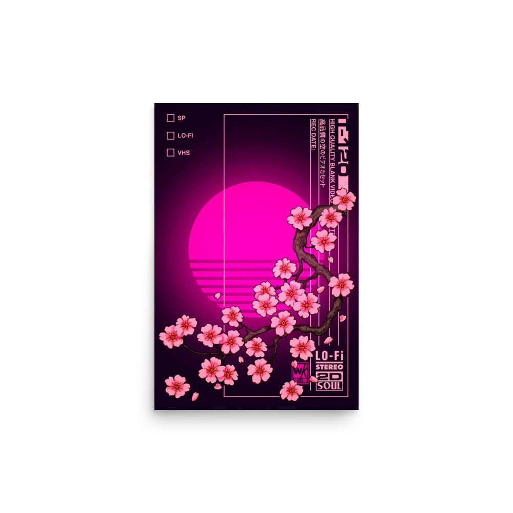 VHS Sakura Rewind Poster