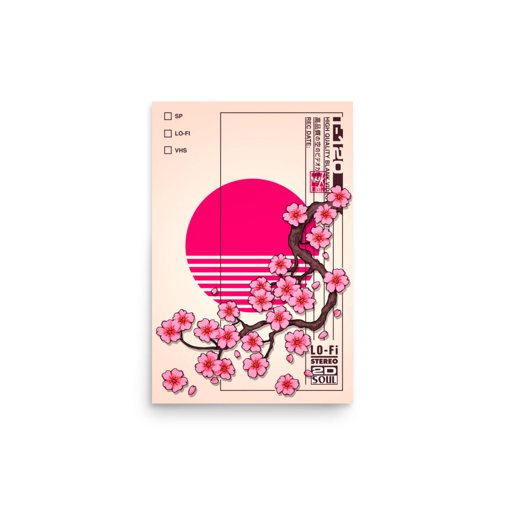 VHS Sakura Rewind Poster