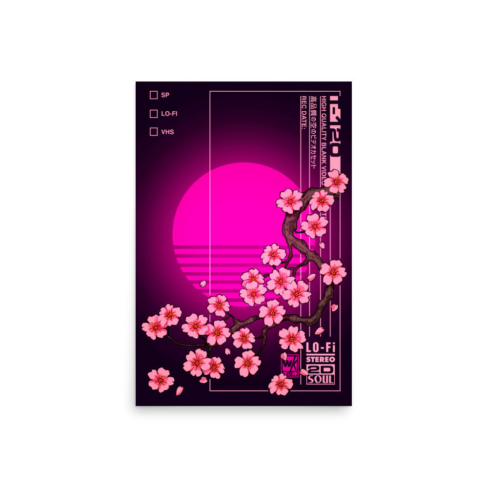 VHS Sakura Rewind Poster