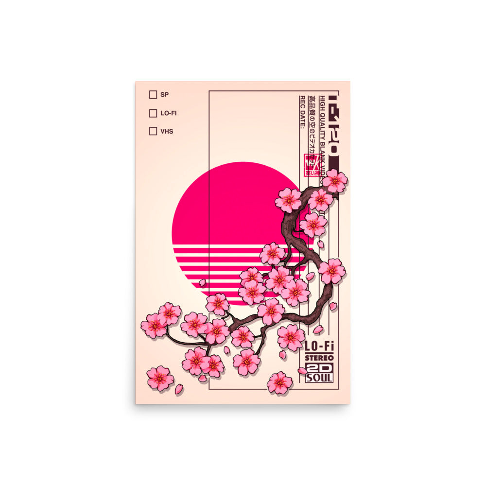 VHS Sakura Rewind Poster