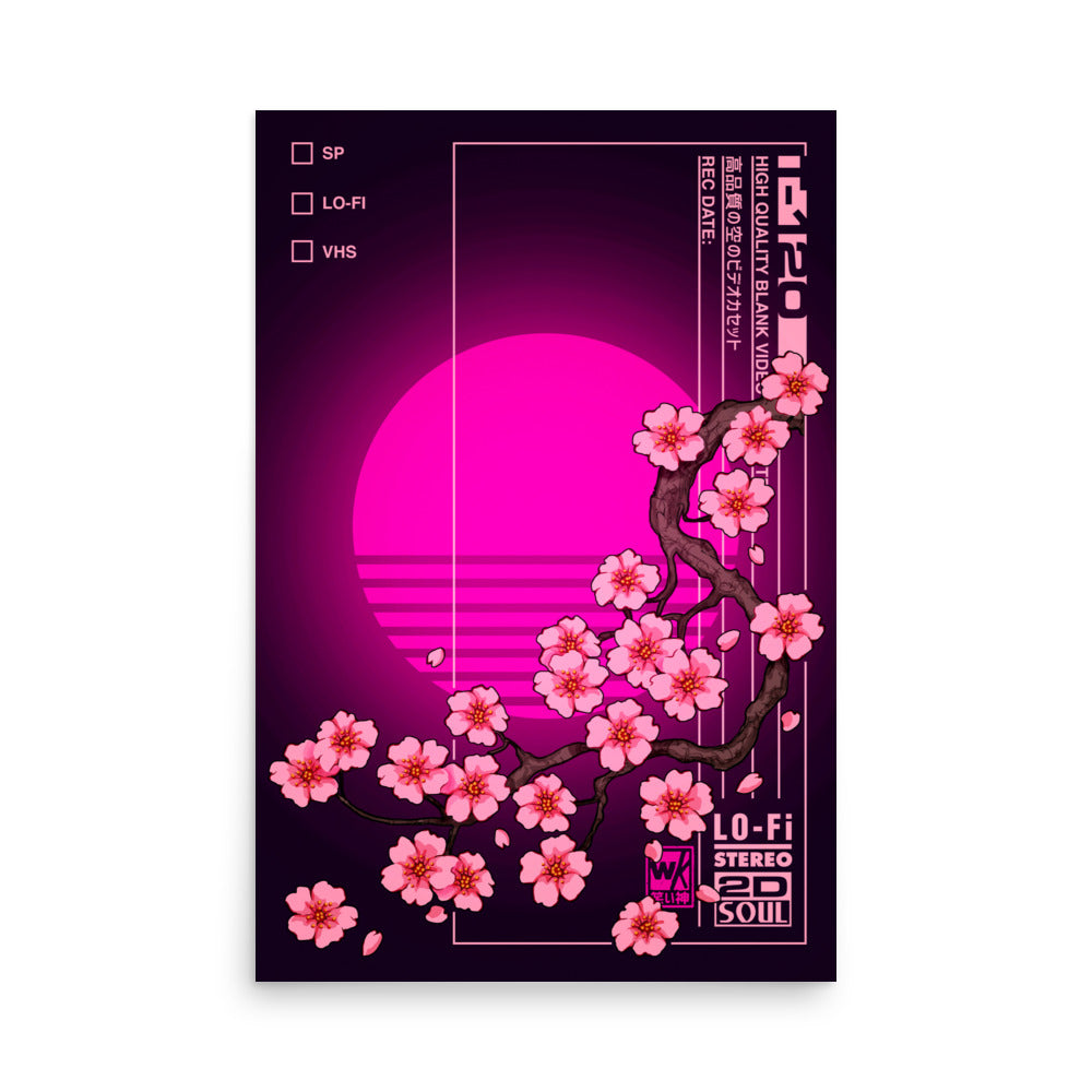 VHS Sakura Rewind Poster