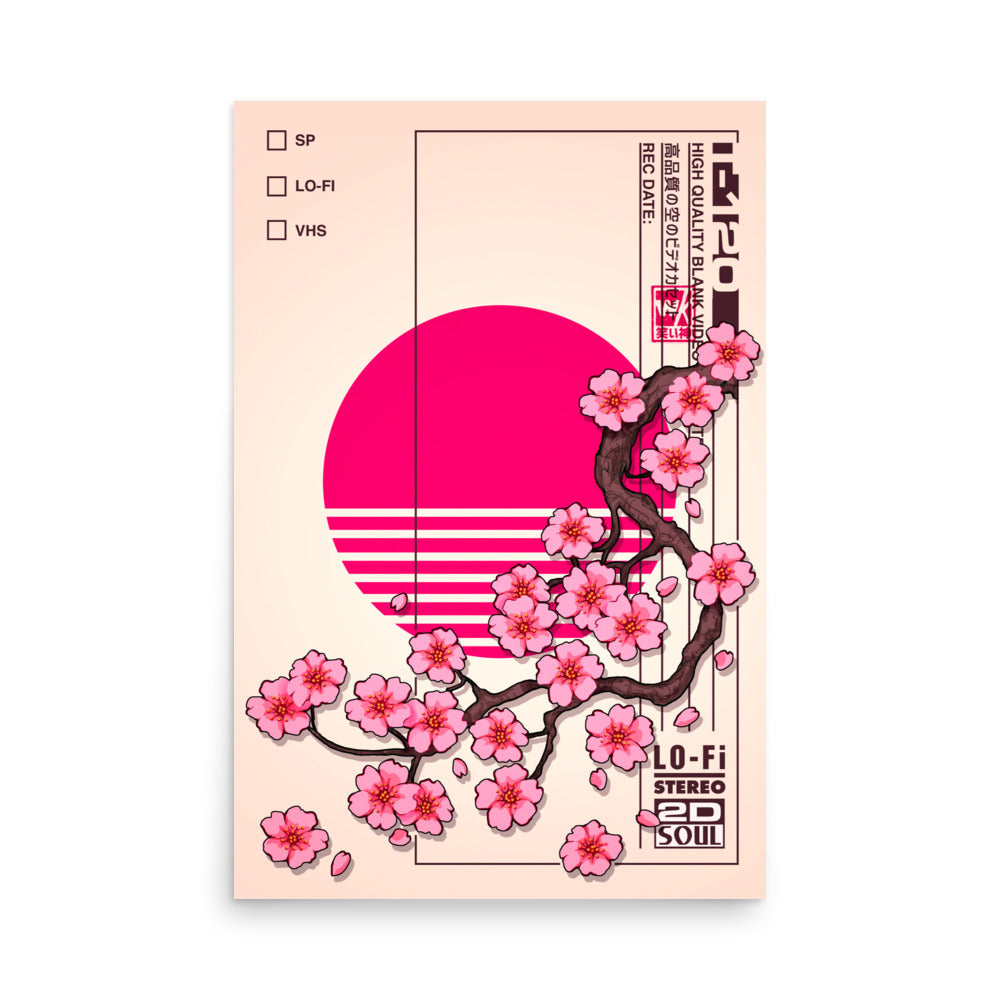 VHS Sakura Rewind Poster