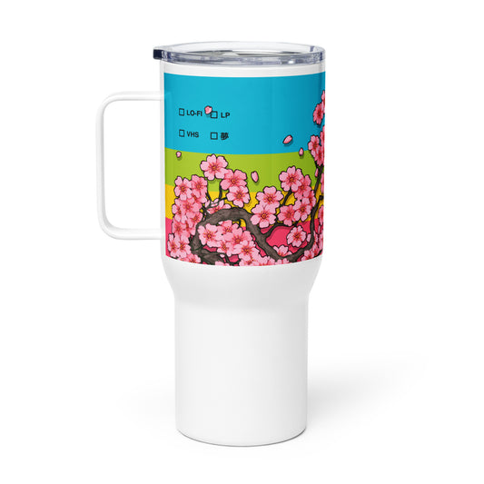 Supervisual Sakura Travel mug with a handle