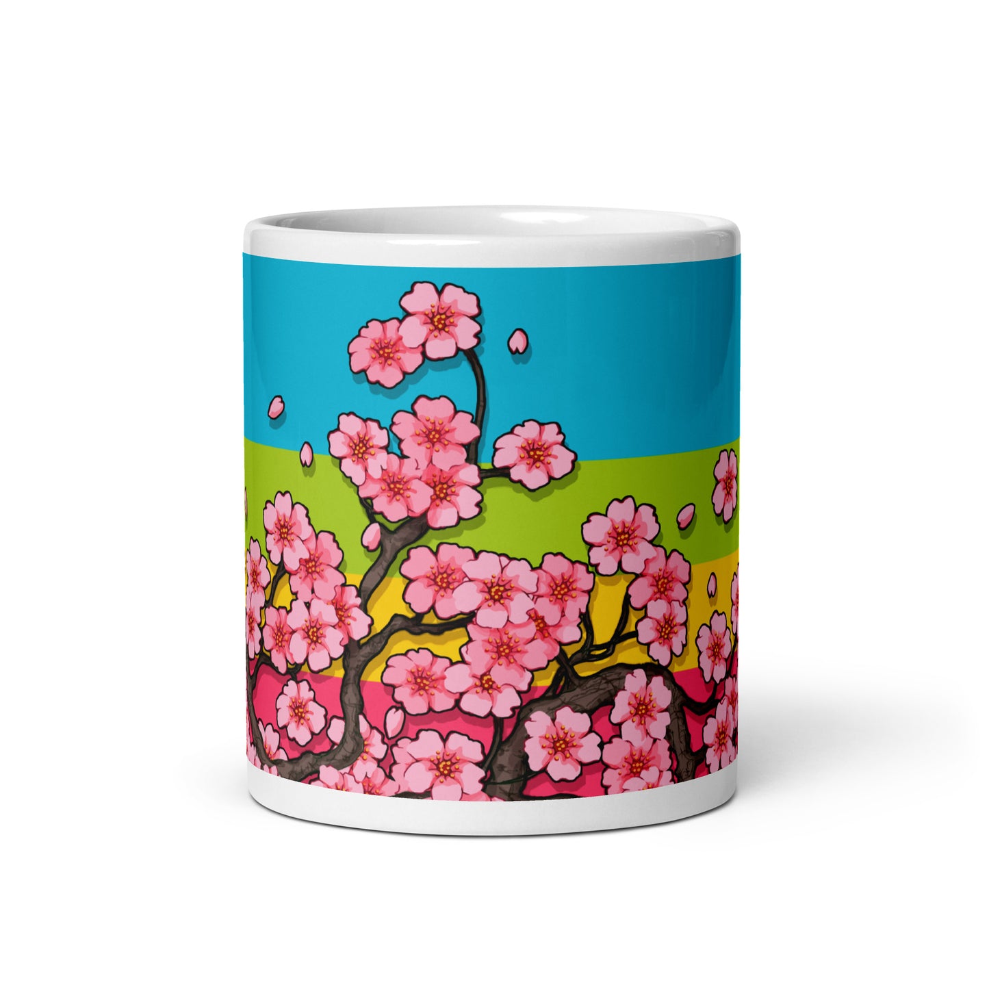 Supervisual Sakura White glossy mug