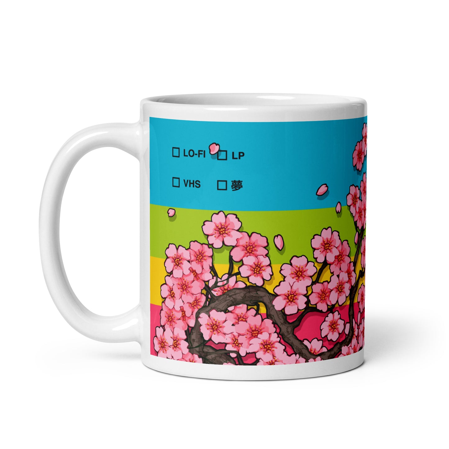 Supervisual Sakura White glossy mug