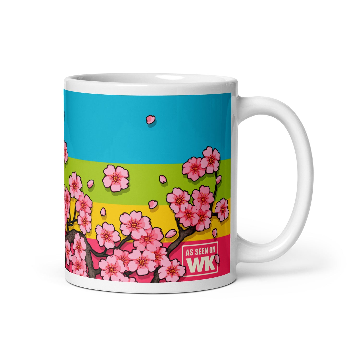 Supervisual Sakura White glossy mug