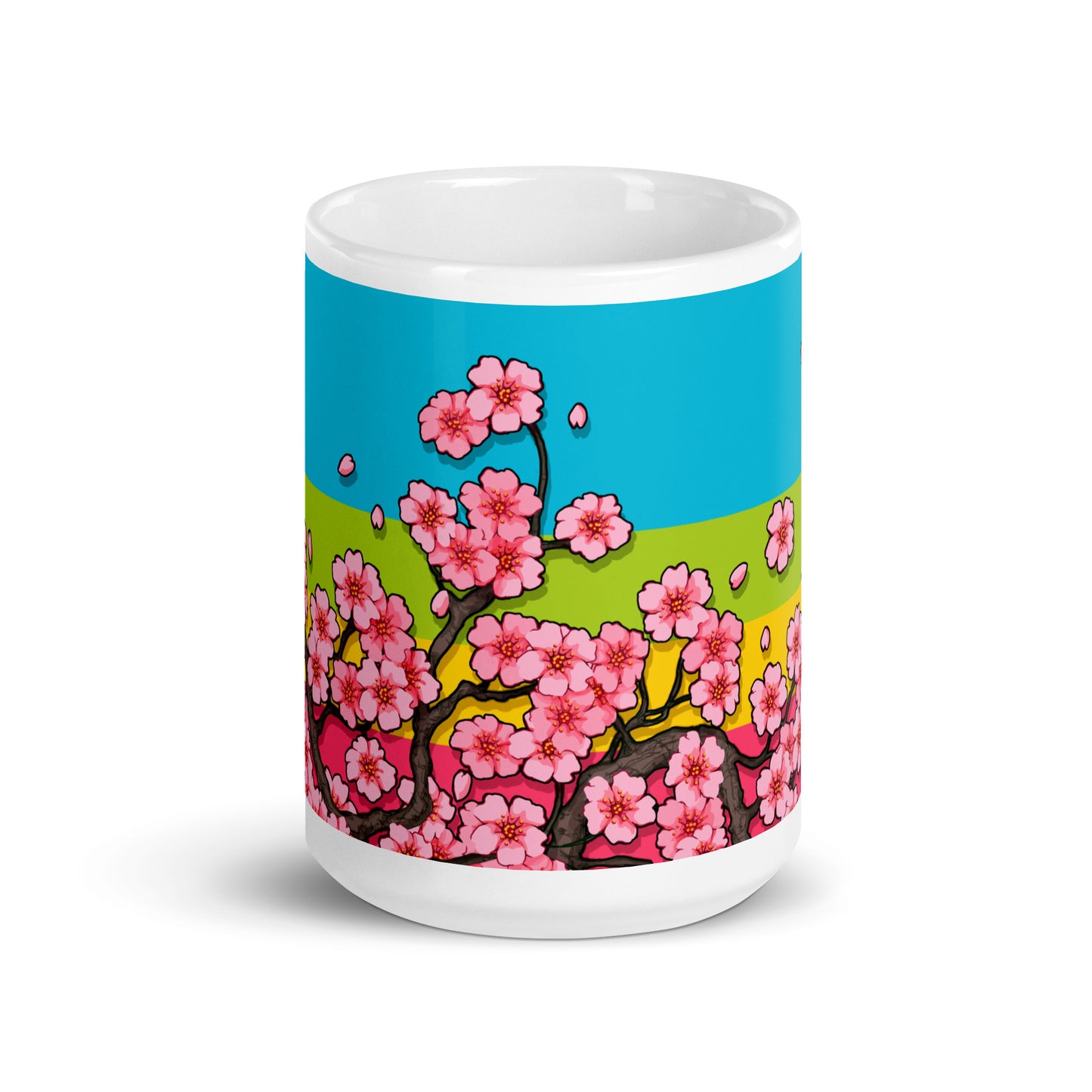 Supervisual Sakura White glossy mug