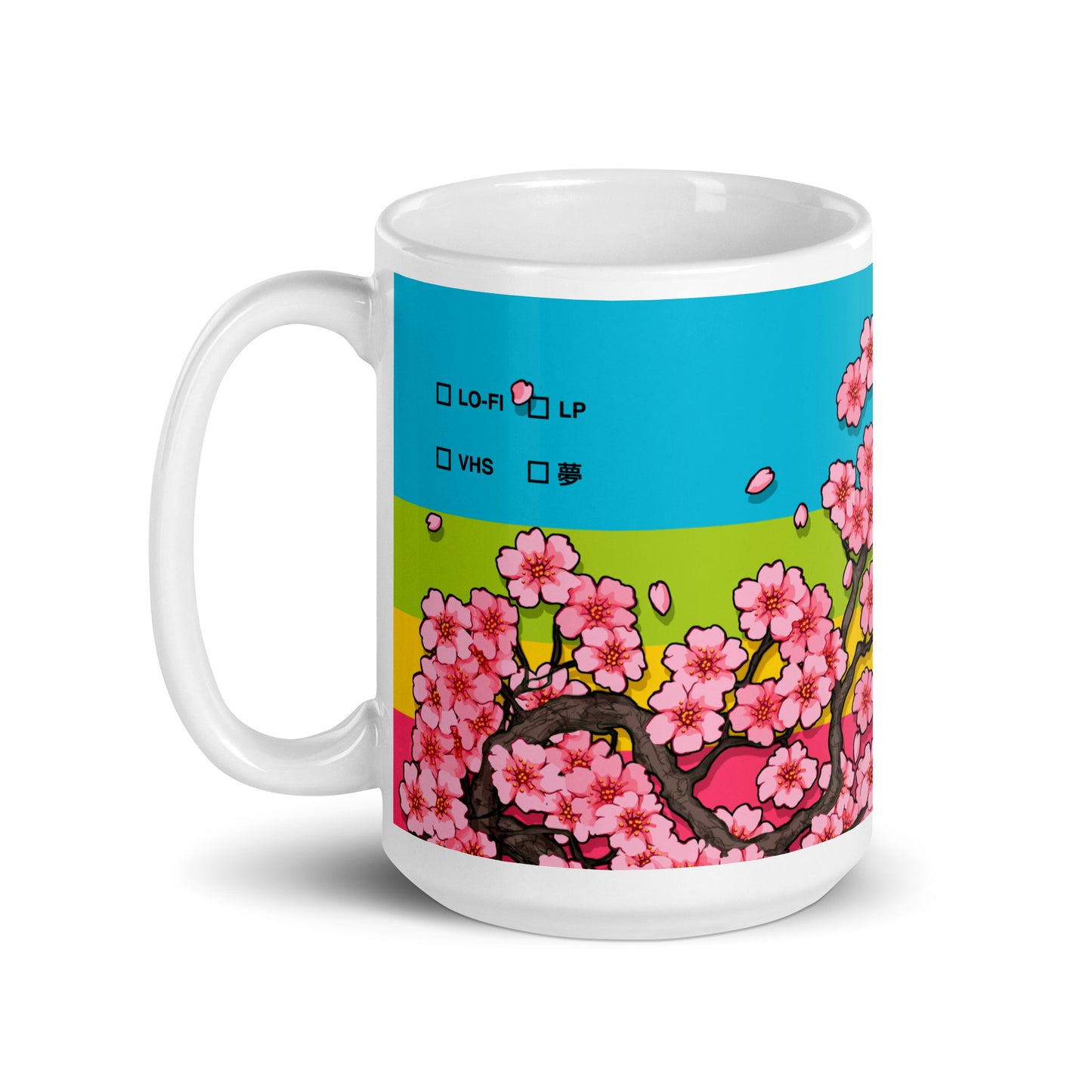 Supervisual Sakura White glossy mug