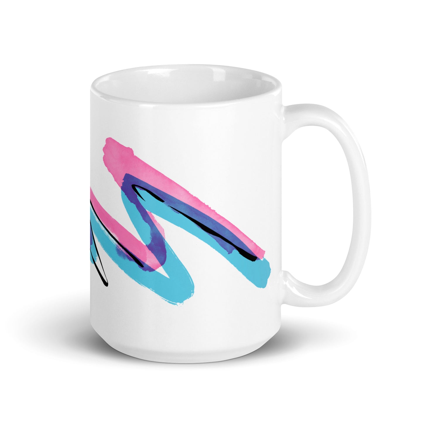 Ink 199x White glossy mug