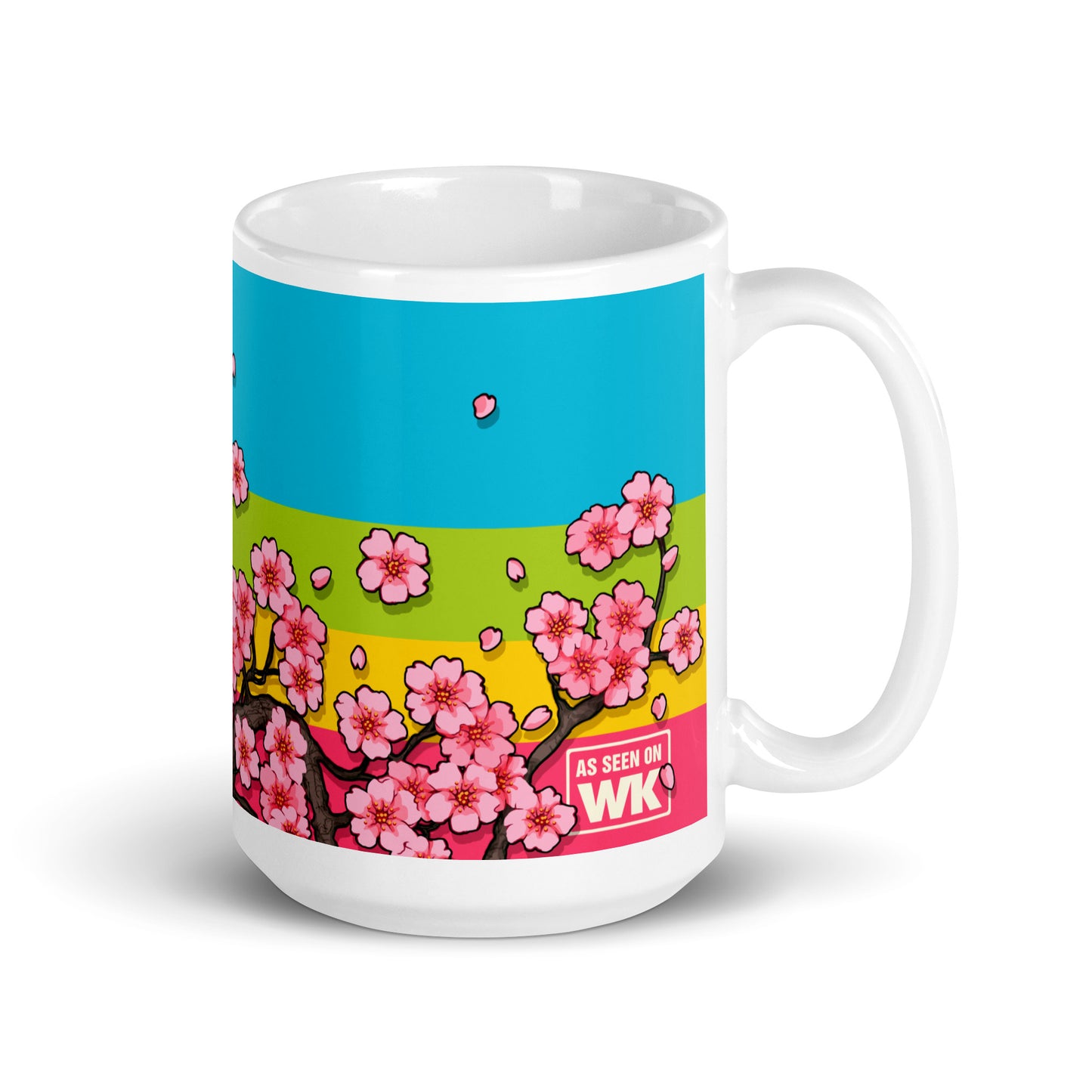 Supervisual Sakura White glossy mug