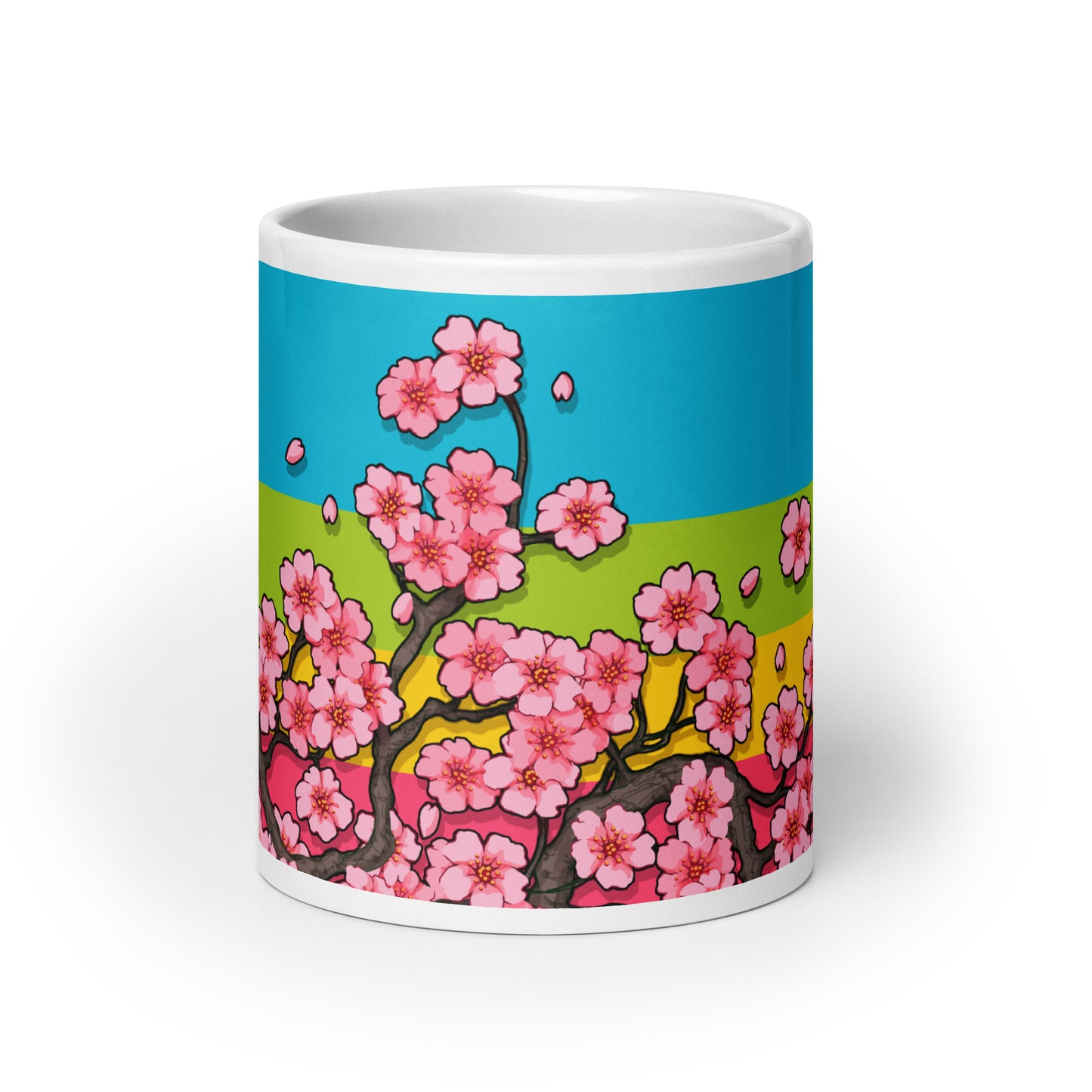 Supervisual Sakura White glossy mug
