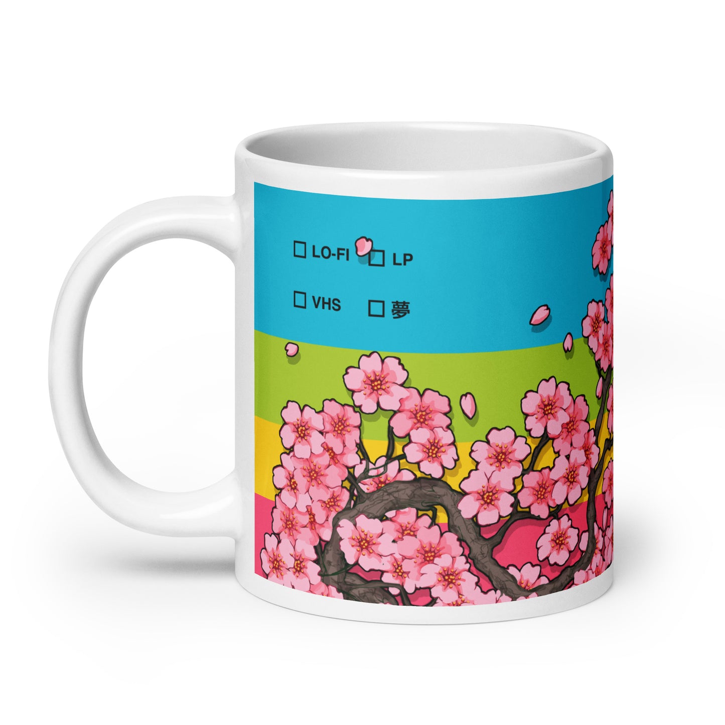 Supervisual Sakura White glossy mug