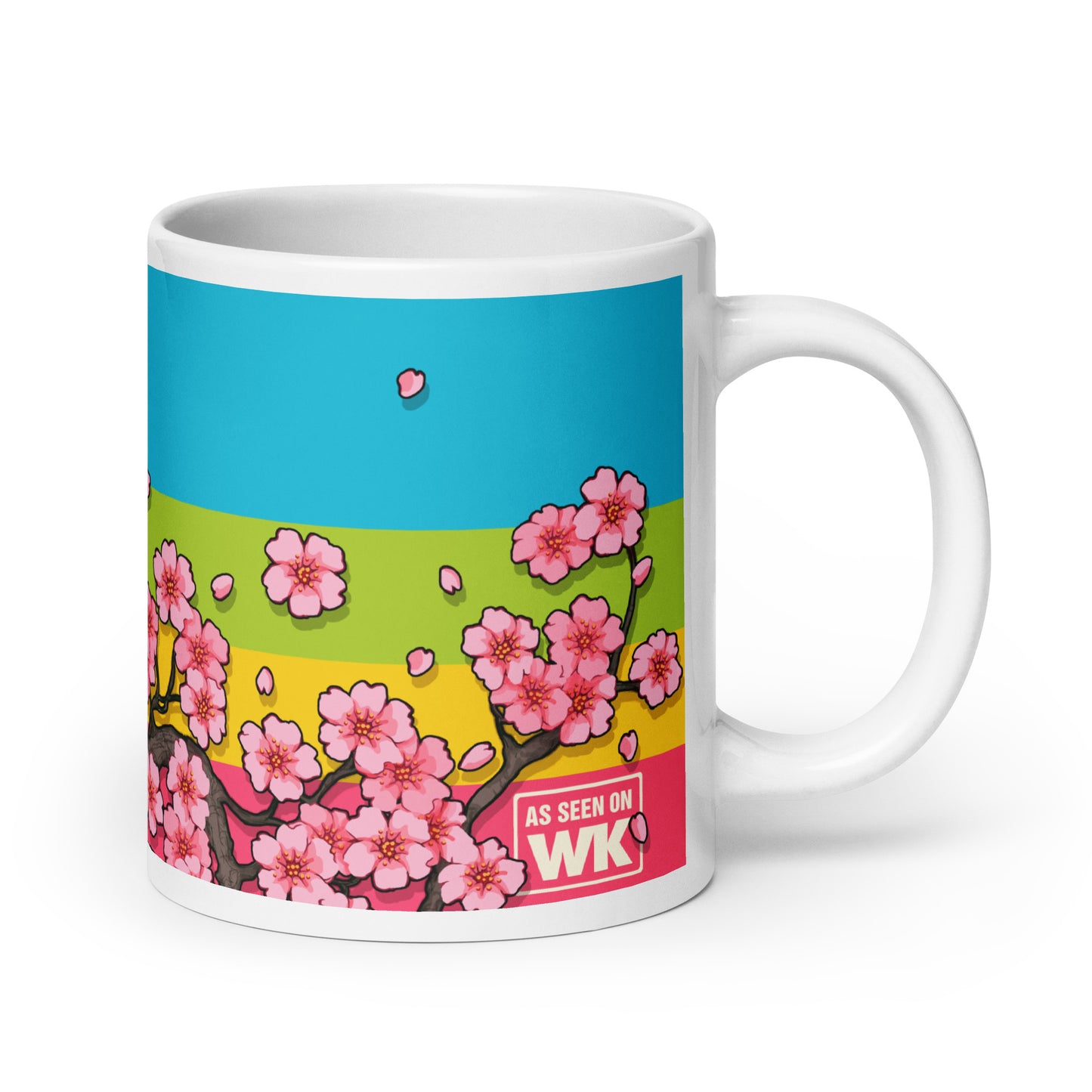 Supervisual Sakura White glossy mug